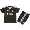 Original Trikotsatz Liverpool Torwart 2025-26 Schwarze Für Kinder